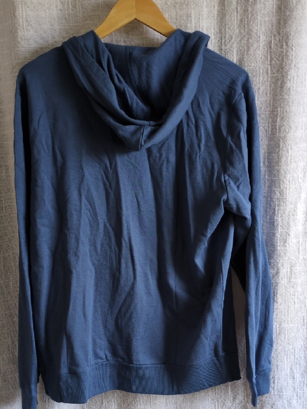 NWT Marine Layer Lightweight Blue Zip Hoodie Jacket - Picture 4 of 4